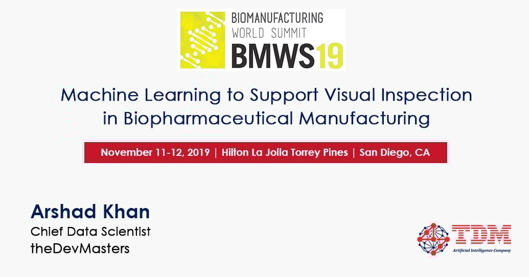 TDM(theDevMasters) Biomanufacturing World Summit BMWS 19