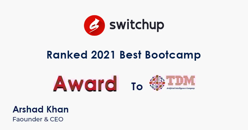 Switch best bootcamp award to TDM(theDevMasters)