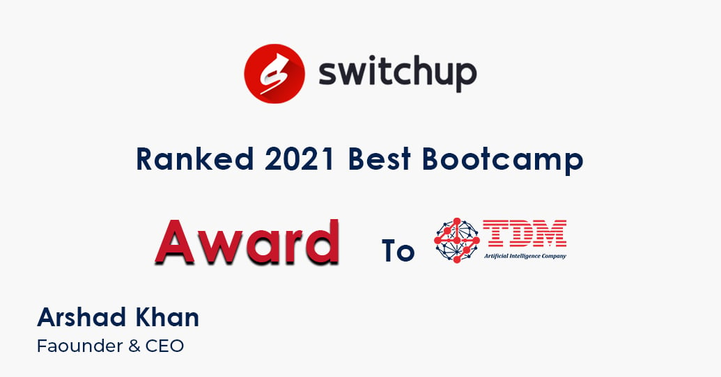 Switch best bootcamp award to TDM(theDevMasters)